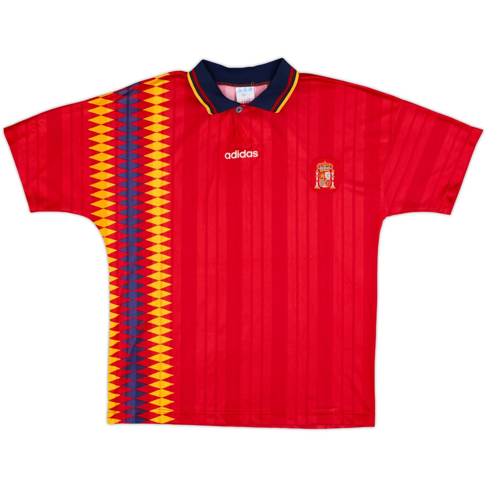 1994-96 Spain Home Shirt - 7/10 - (S.Boys)