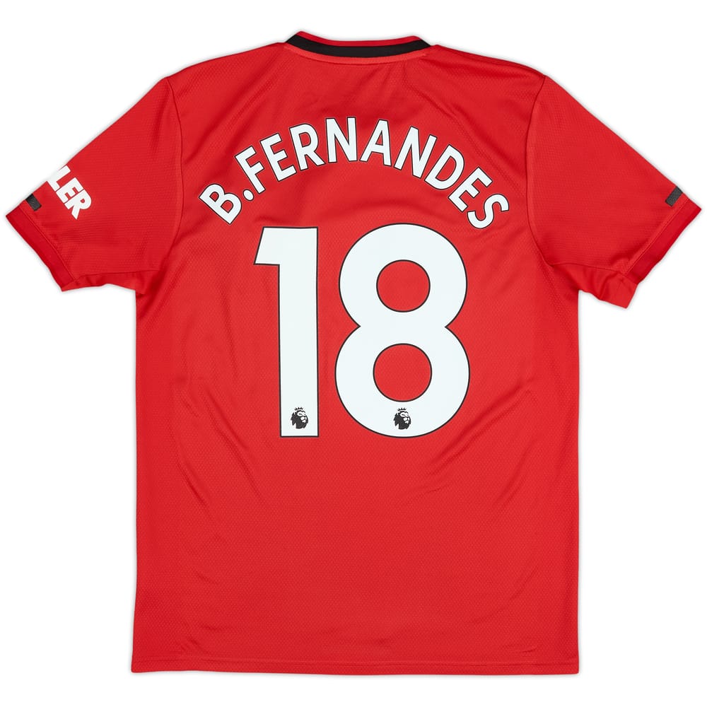2019-20 Manchester United Home Shirt B.Fernandes #18 - 7/10 - (M)