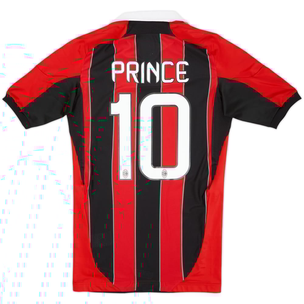 2012-13 AC Milan TechFit Player Issue Home Shirt Prince #10 (L)