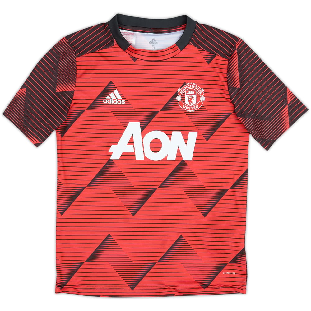2019-20 Manchester United adidas Training Shirt - 9/10 - (S.Boys)