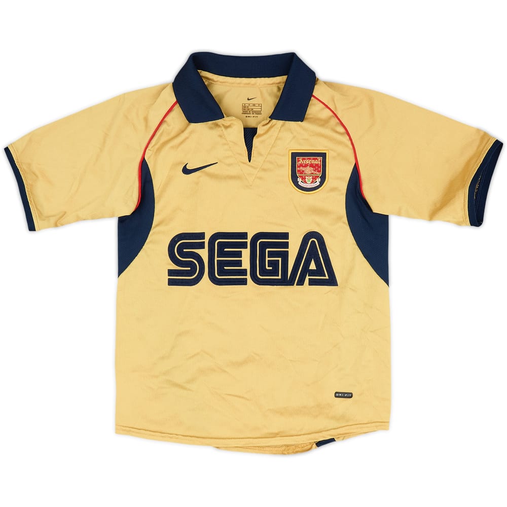 2001-02 Arsenal Away Shirt #4 - 8/10 - (S.Boys)