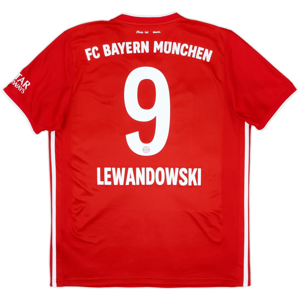 2020-21 Bayern Munich Home Shirt Lewandowski #9 - 5/10 - (L)