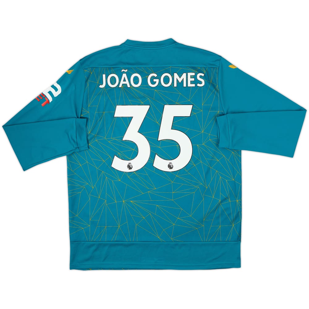 2022-23 Wolves Away L/S Shirt Joao Gomes #35 - 10/10 - (XL)