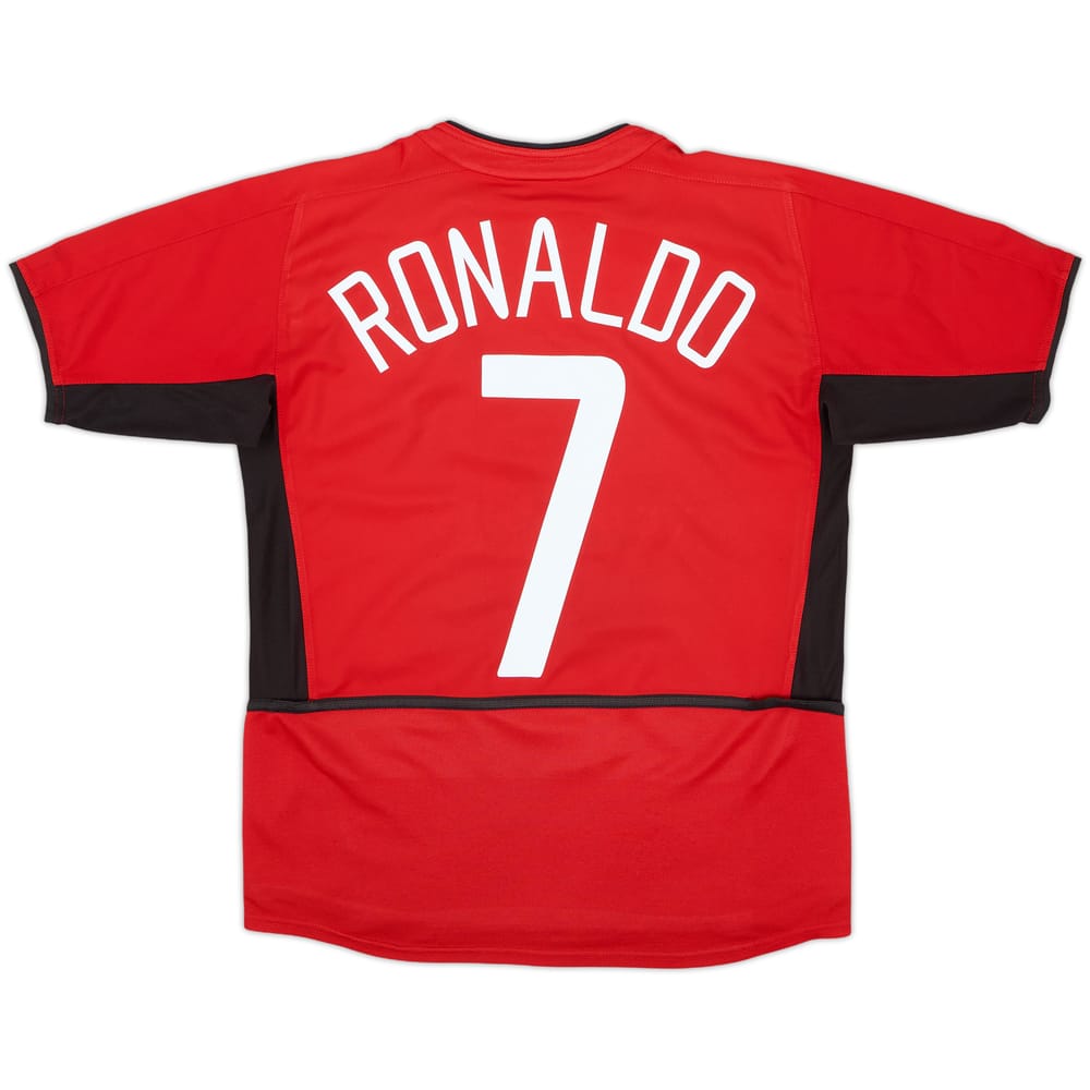 2002-04 Manchester United Home Shirt Ronaldo #7 - 6/10 - (13-15 Years)