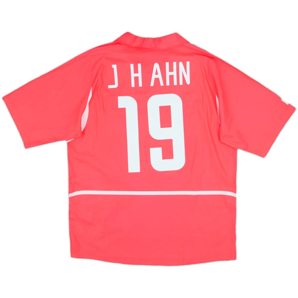 2002-03 South Korea Home Shirt J H Ahn #19 - 6/10 - (L)