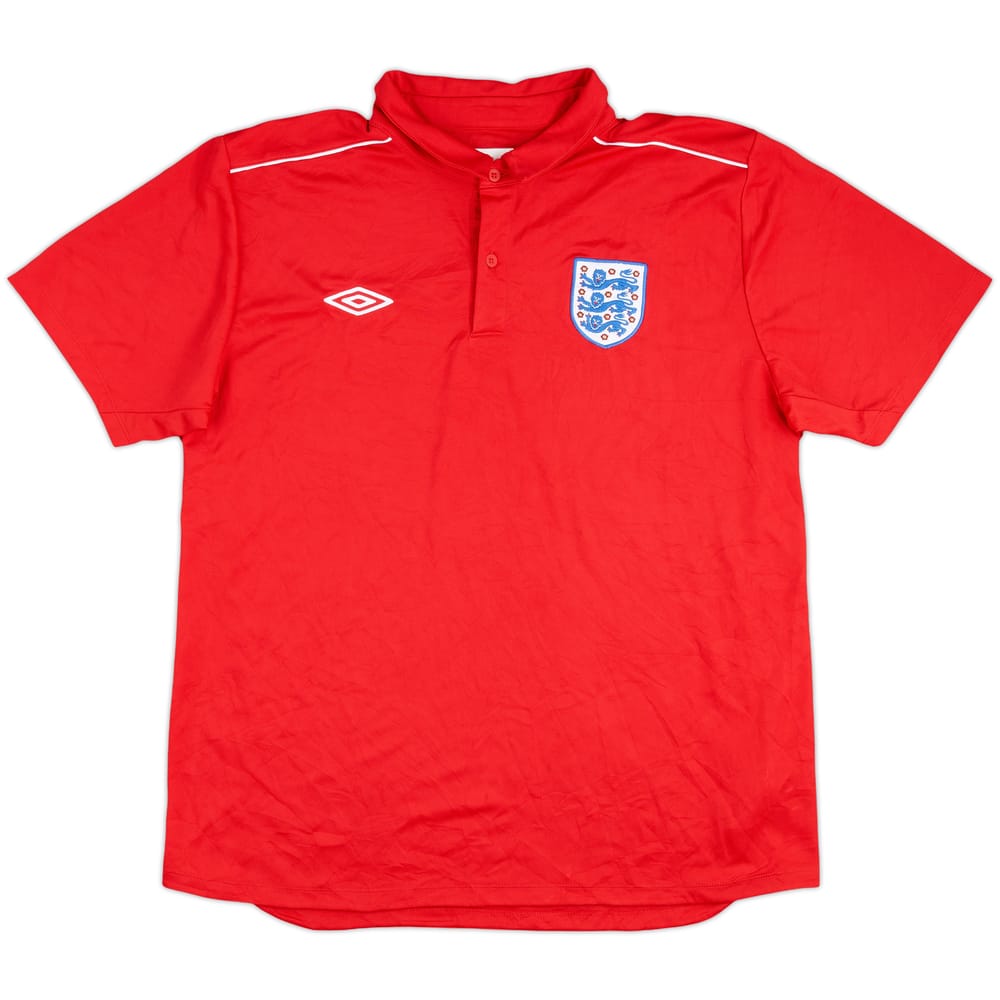 2010-11 England Umbro Polo Shirt - 9/10 - (XXL)
