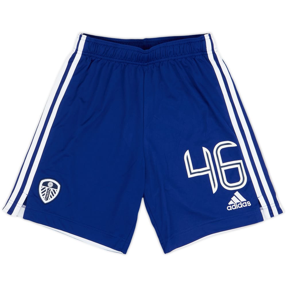 2021-22 Leeds United Player Issue Away Shorts #46 - 9/10 - (S)