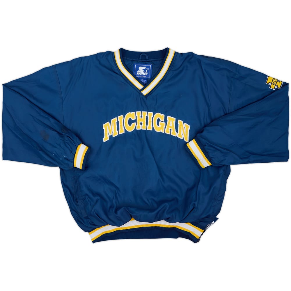 1990s Michigan Wolverines Starter Pullover Jacket - 6/10 - (XL)