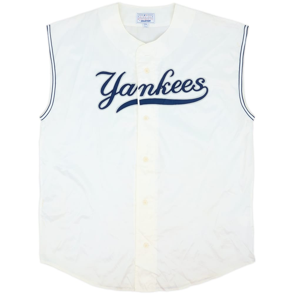 1990s New York Yankees Starter Sleeveless Shell Top - 7/10 - (XXL)