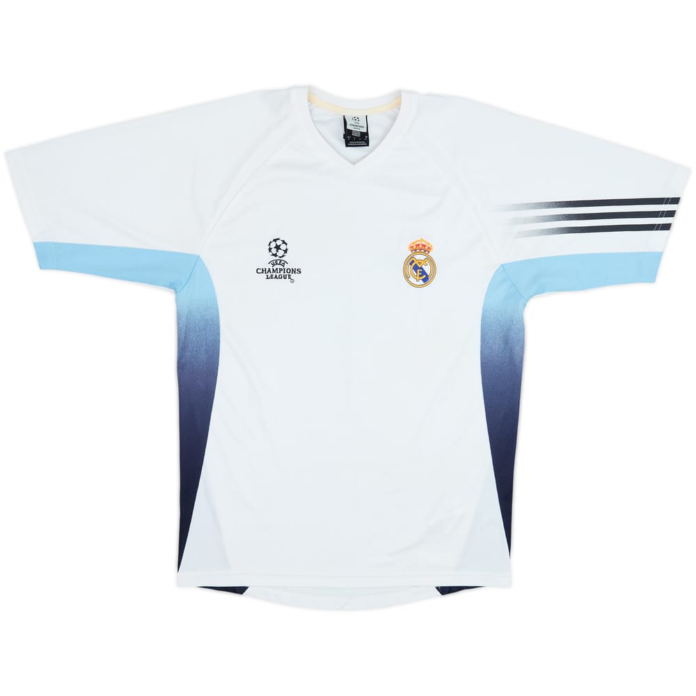 2003-04 Real Madrid adidas CL Training Shirt - 8/10 - (S)