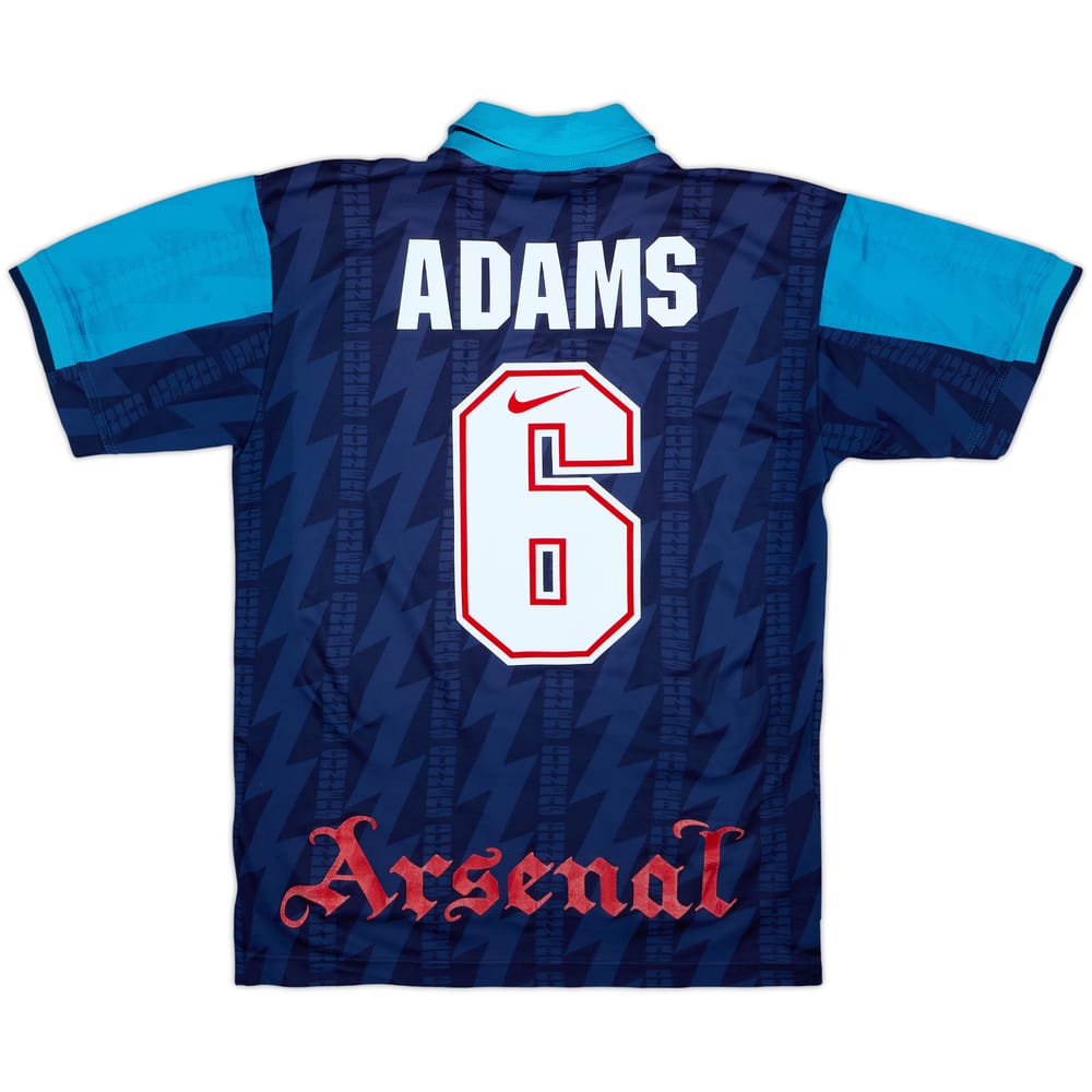 1994-95 Arsenal Away Shirt Adams #6 - 8/10 - (S)