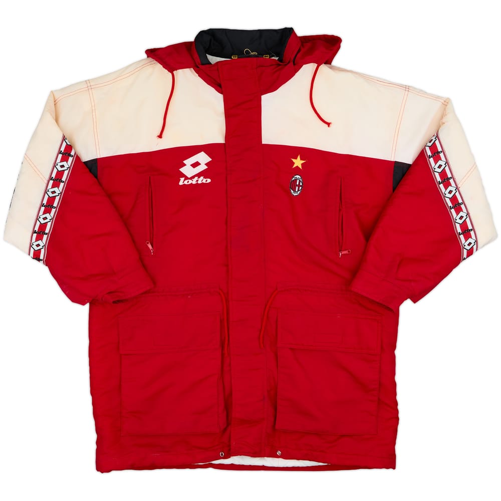 1993-95 AC Milan Lotto Padded Bench Coat - 6/10 - (XXL)