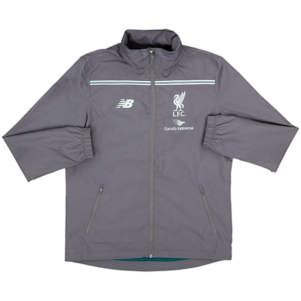 2015-16 Liverpool New Balance Hooded Rain Jacket - 7/10 - (M)