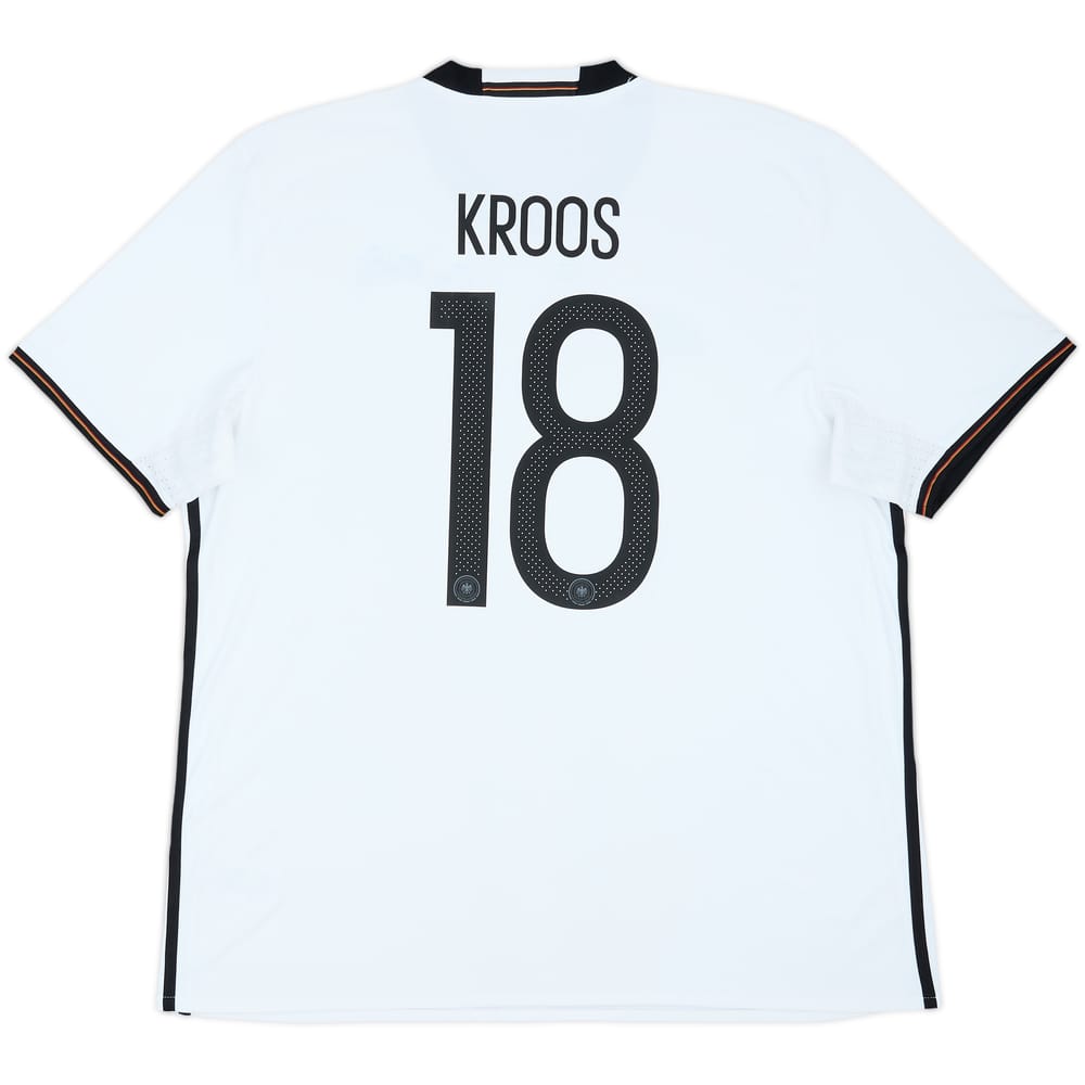 2015-16 Germany Home Shirt Kroos #18 - 6/10 - (XL)