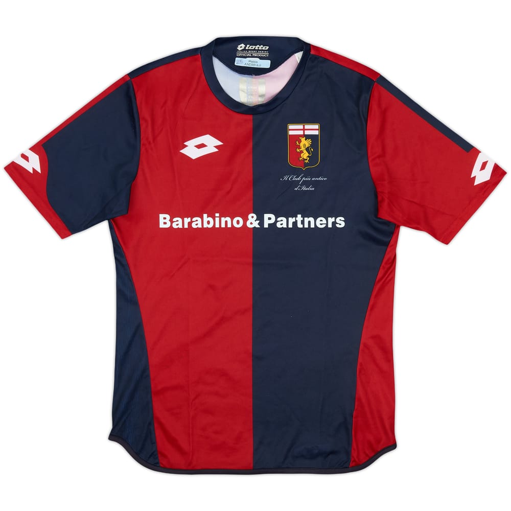 2015-16 Genoa Basic Home Shirt - 8/10 - (L.Boys)