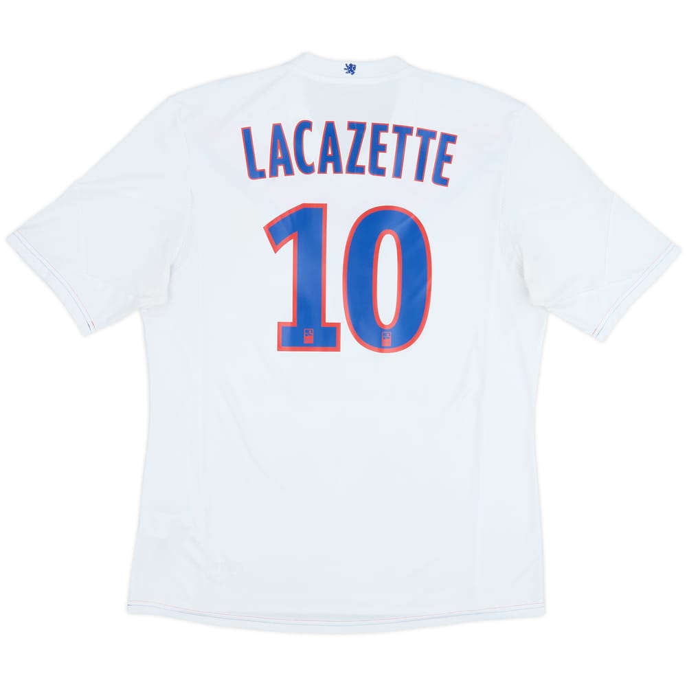 2013-14 Lyon Home Shirt Lacazette #10 - 6/10 - (XL)
