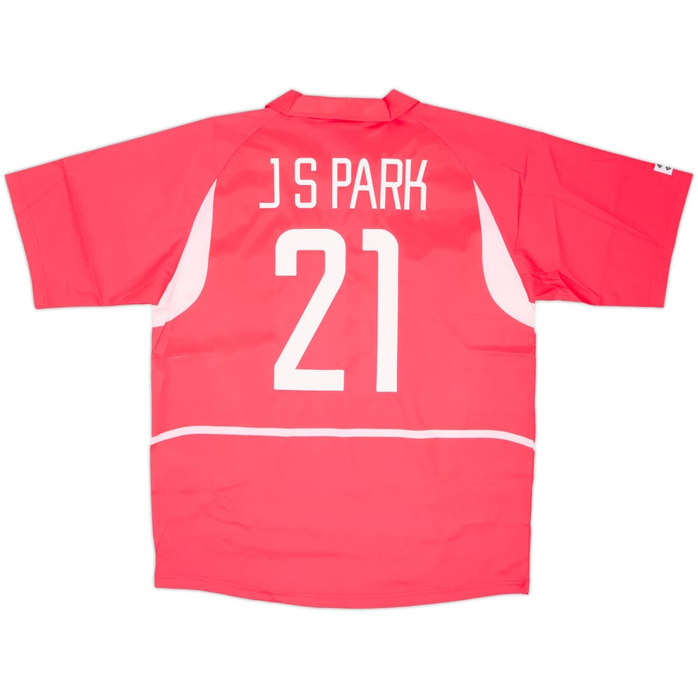 2002-03 South Korea Home Shirt J.S.Park #21 (XXL)