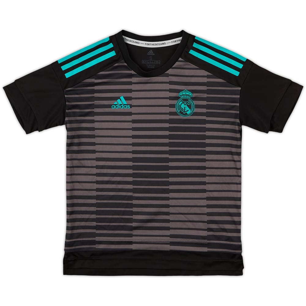 2017-18 Real Madrid adidas Training Shirt - 6/10 - (8-9 Years)