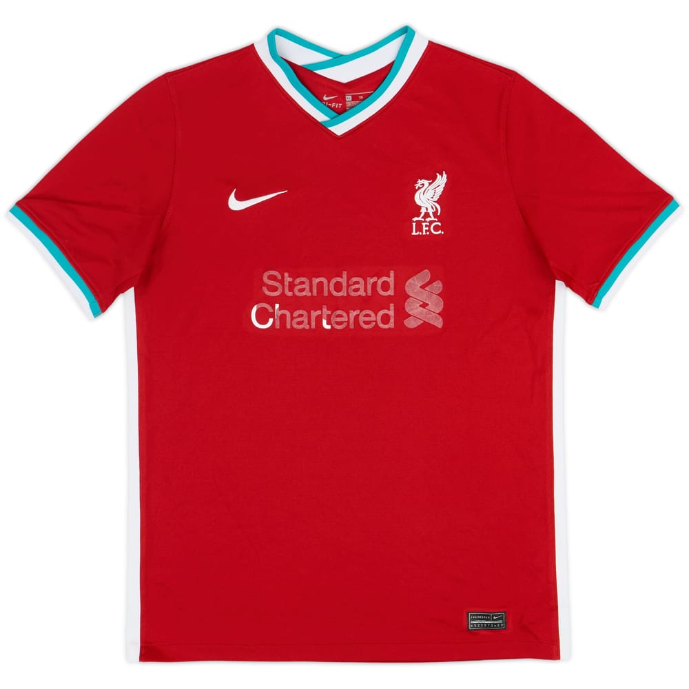 2020-21 Liverpool Home Shirt - 4/10 - (13-15 Years)