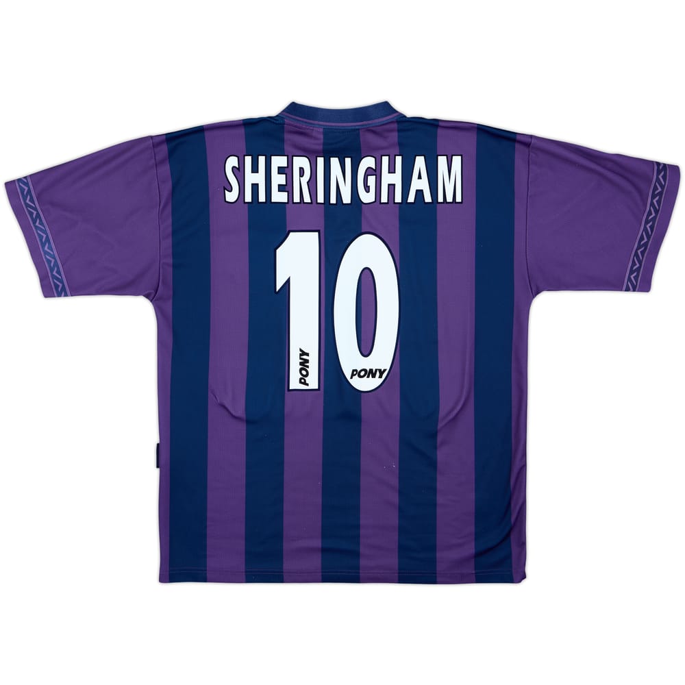 1995-97 Tottenham Away Shirt Sheringham #10 - 7/10 - (L)
