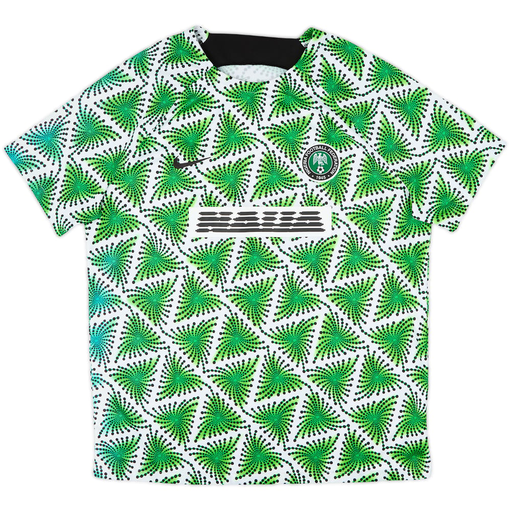 2022-23 Nigeria Nike Pre-Match Training Shirt - 9/10 - (XL)