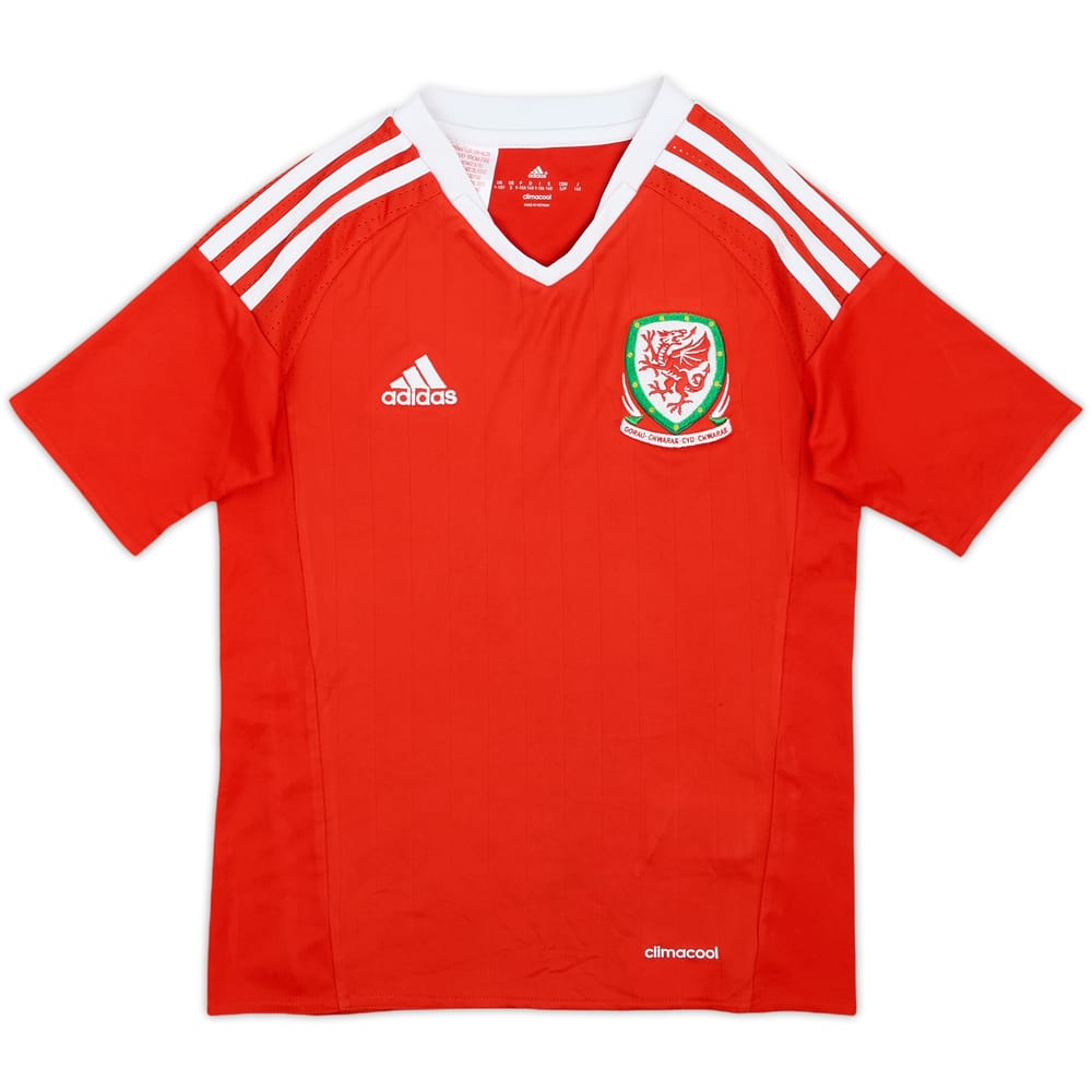 2016-17 Wales Home Shirt - 7/10 - (S.Boys)