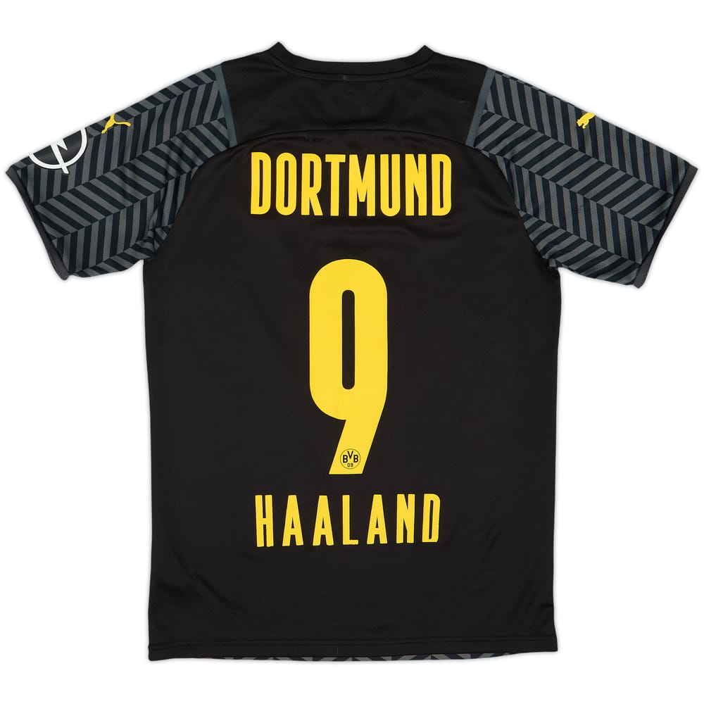 2021-22 Borussia Dortmund Away Shirt Haaland #9 - 9/10 - (S)