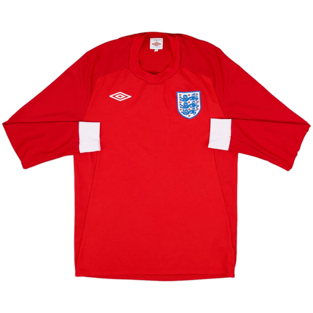 2010-11 England Away L/S Shirt - 8/10 - (M)
