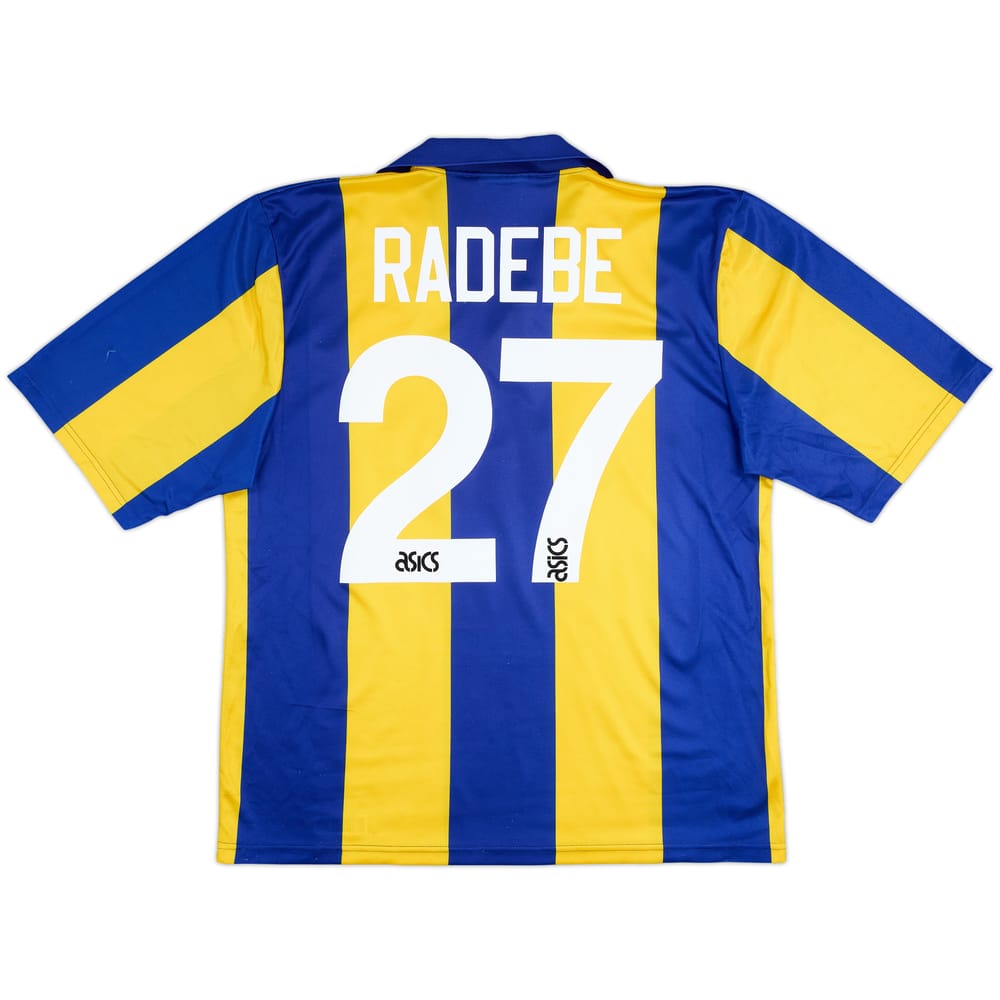1993-95 Leeds United Away Shirt Radebe #27 - 6/10 - (L)