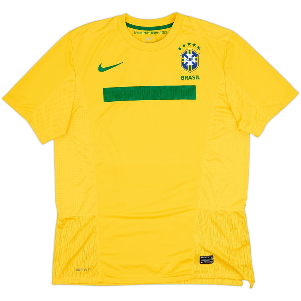 2011 Brazil Home Shirt - 5/10 - (L)