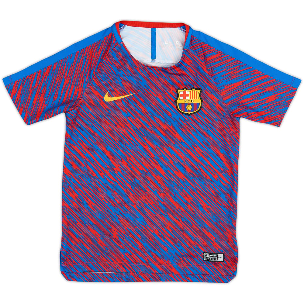 2018-19 Barcelona Nike Training Shirt - 8/10 - (S.Boys)