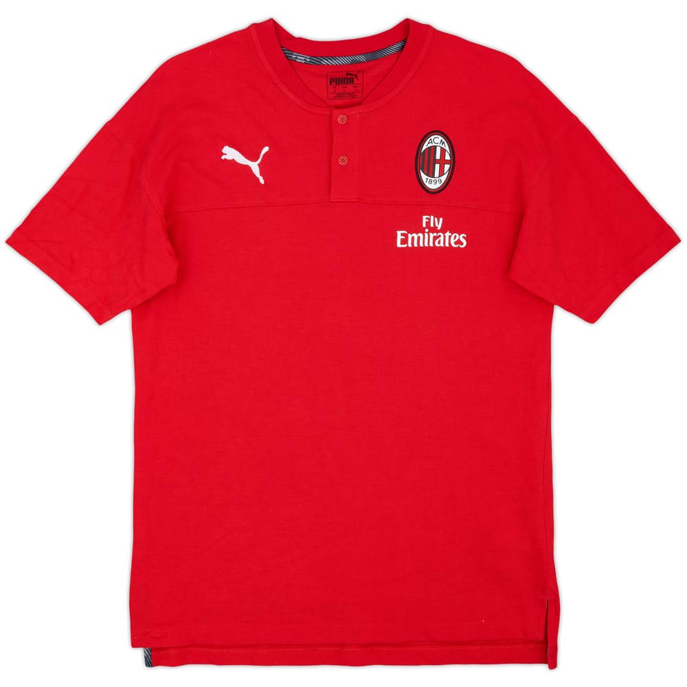 2019-20 AC Milan Puma Polo Shirt - 9/10 - (M)
