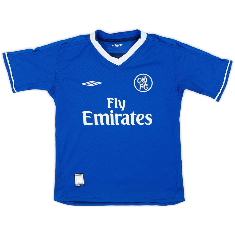 2003-05 Chelsea Home Shirt - 9/10 - (S.Boys)