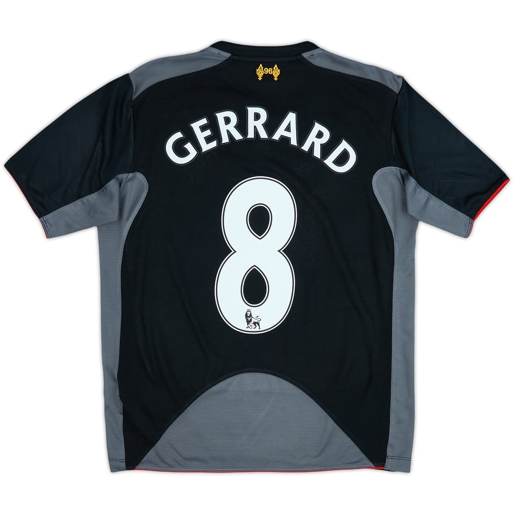 2012-13 Liverpool Away Shirt Gerrard #8 - 6/10 - (15-16 Years)