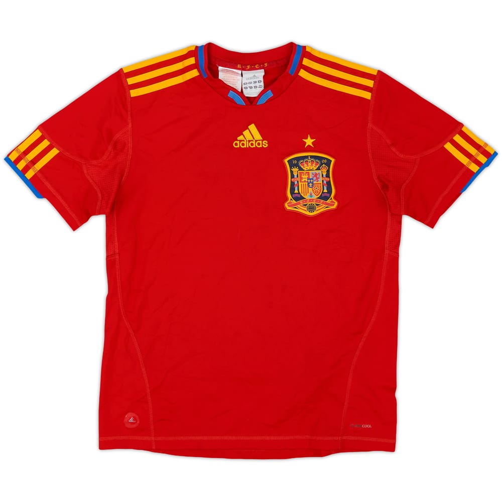 2009-10 Spain Home Shirt - 9/10 - (L.Boys)