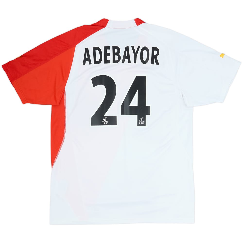 2004-06 Monaco Home Shirt Adebayor #24 - 7/10 - (XL)