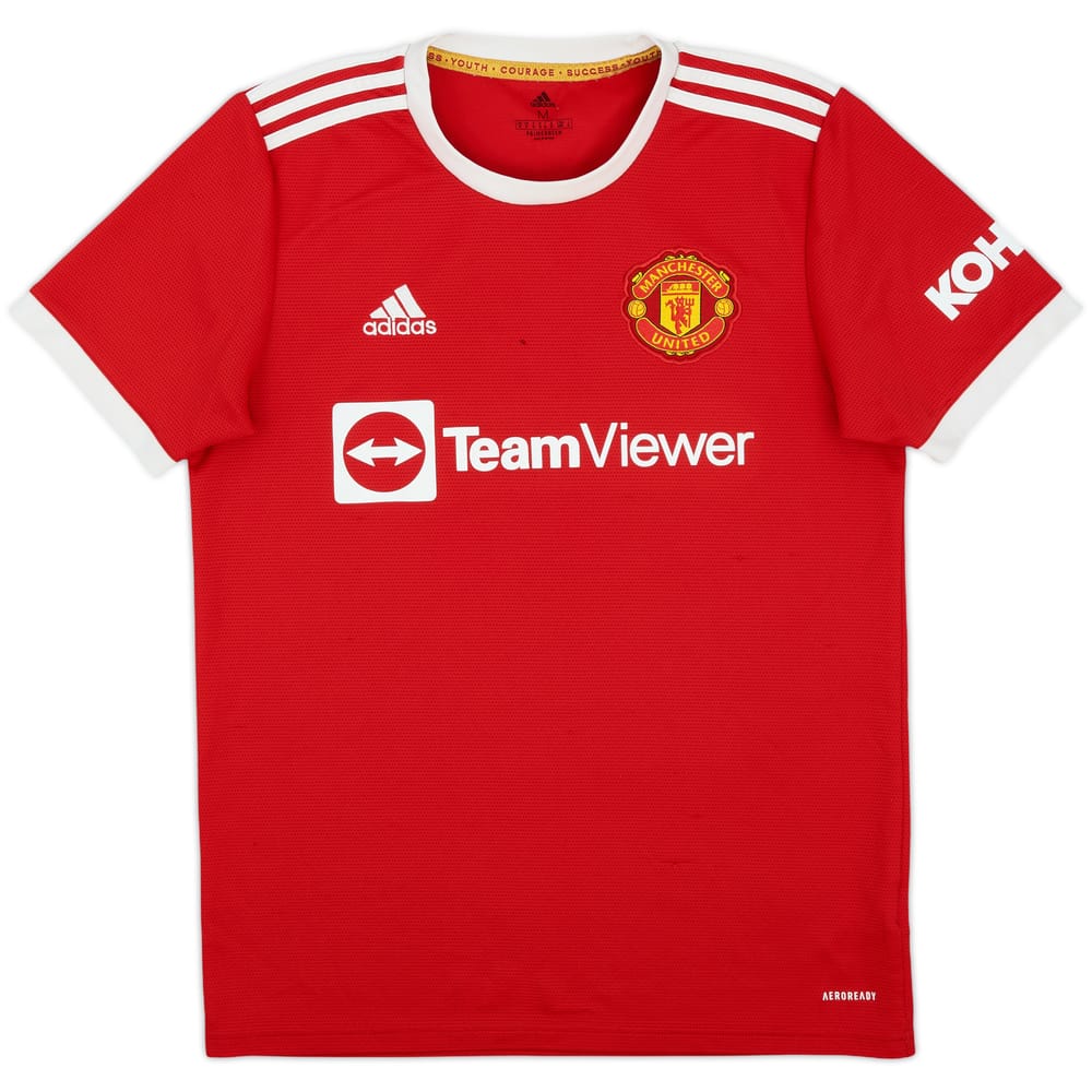 2021-22 Manchester United Home Shirt - 4/10 - (M)
