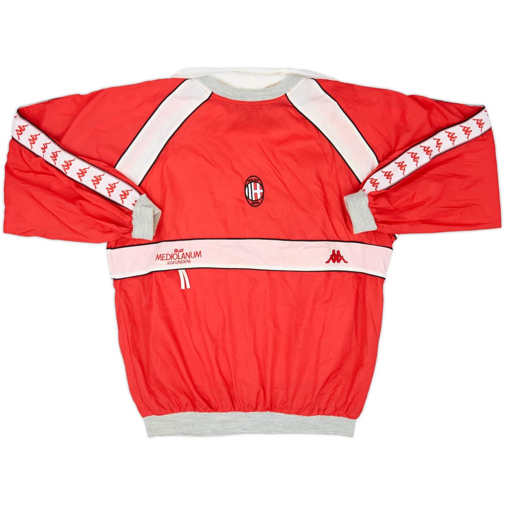 1988-90 AC Milan Kappa Hooded Drill Top - 9/10 - (L)