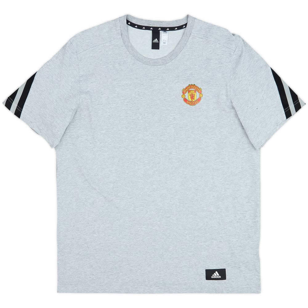 2021-22 Manchester United adidas Leisure Tee - 10/10 - (L)