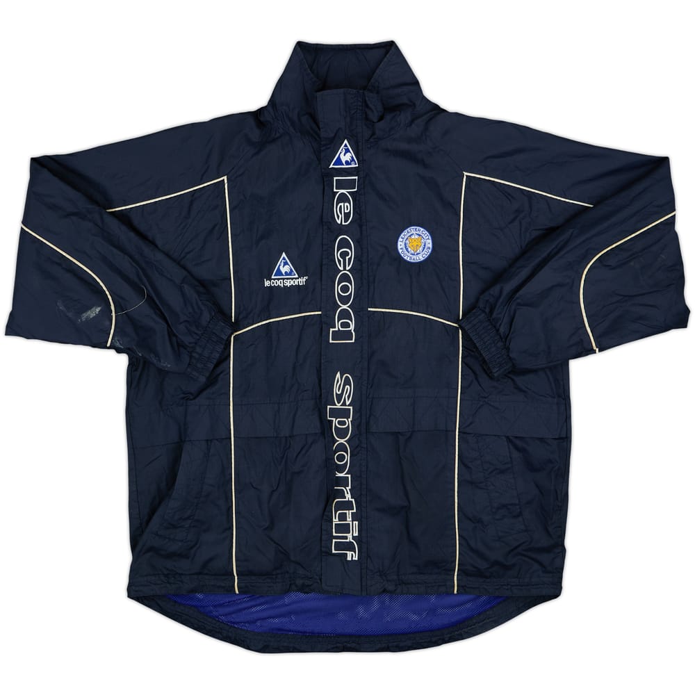 2001-02 Leicester Le Coq Sportif Hooded Rain Jacket - 8/10 - (S)