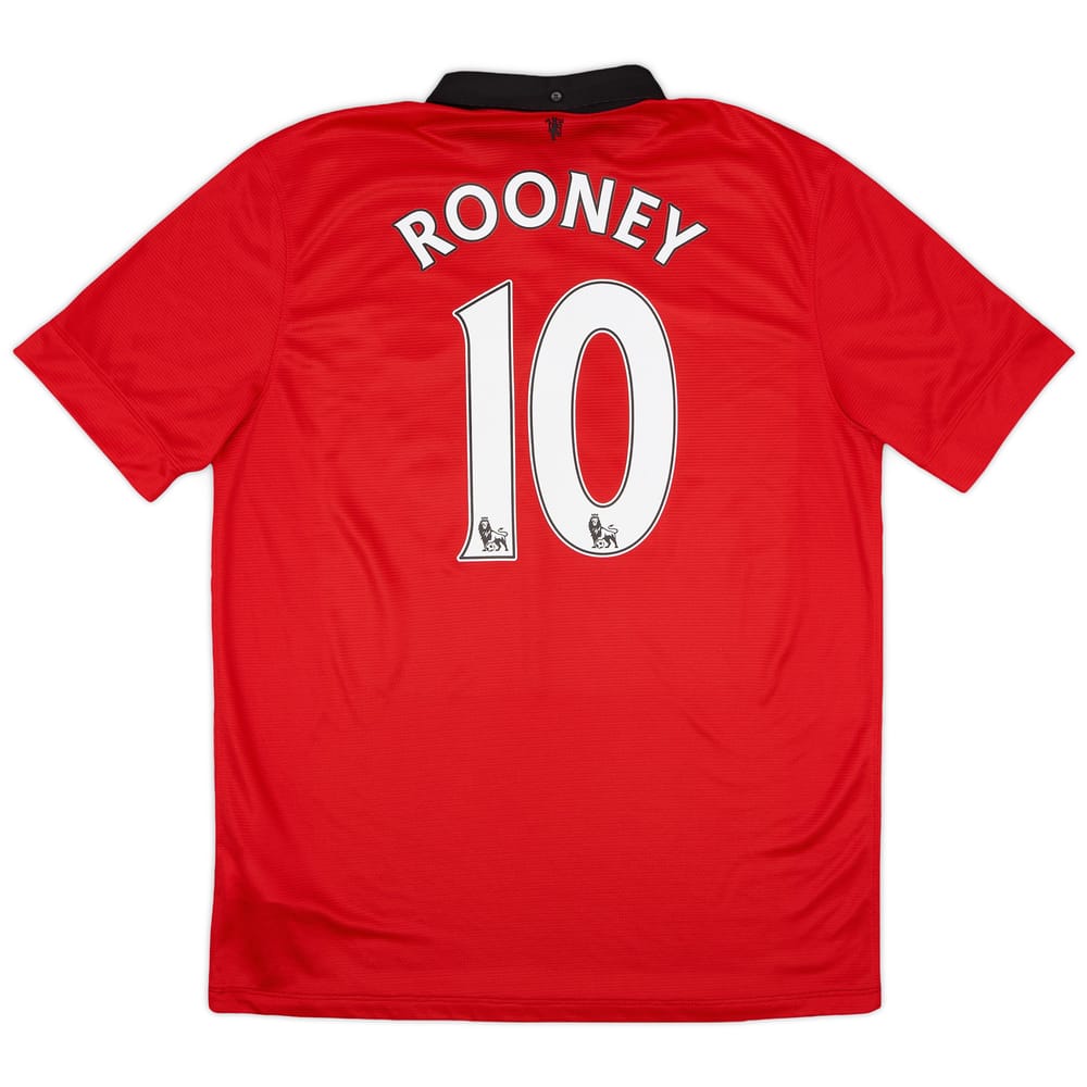 2013-14 Manchester United Home Shirt Rooney #10 - 8/10 - (S)