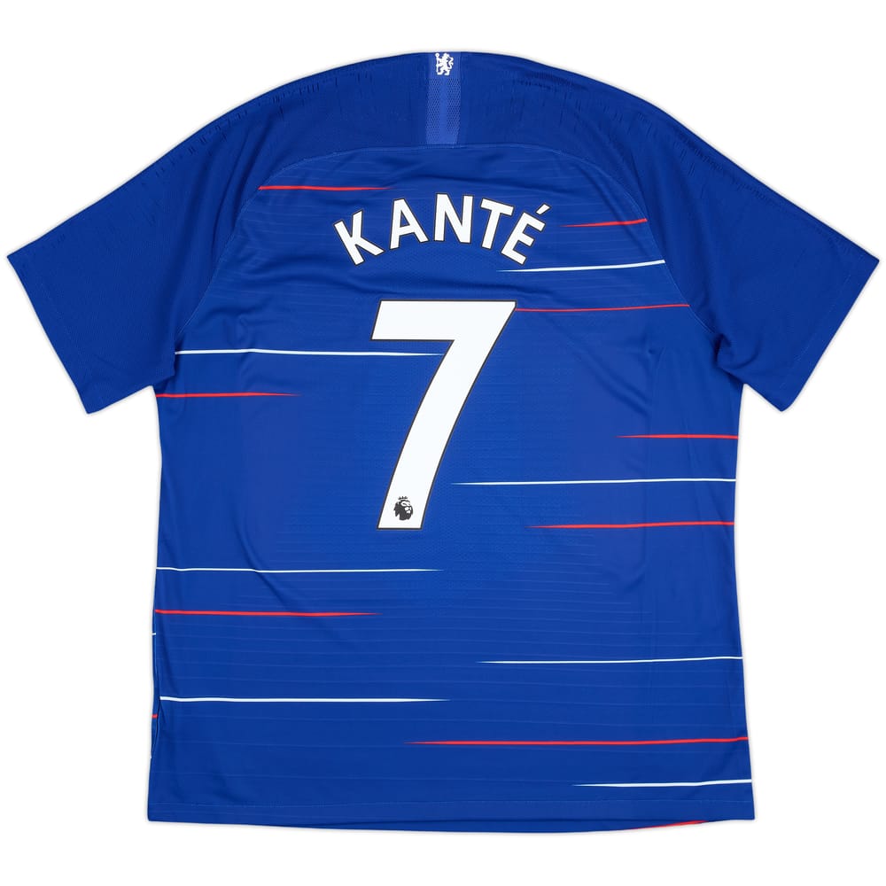 2018-19 Chelsea Authentic Home Shirt Kante #7 - 8/10 - (XL)