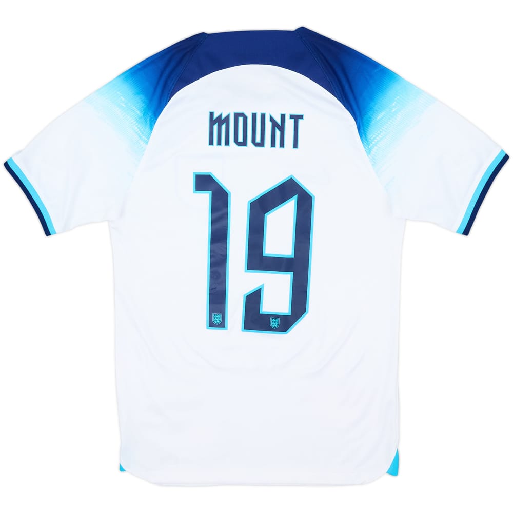 2022-23 England Home Shirt Mount #19 - 8/10 - (S)
