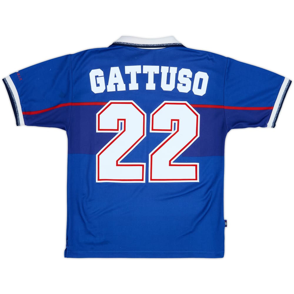 1997-99 Rangers Home Shirt Gattuso #22 - 8/10 - (14-16 Years)