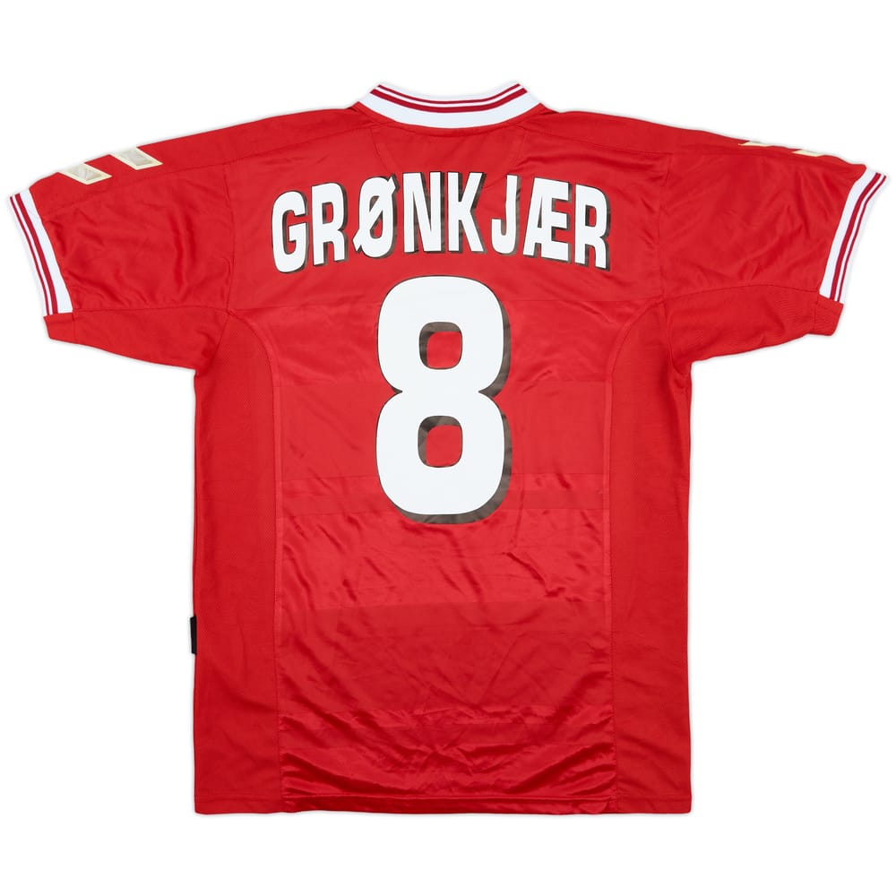 2000-02 Denmark Home Shirt Gronkjaer #8 - 7/10 - (M)