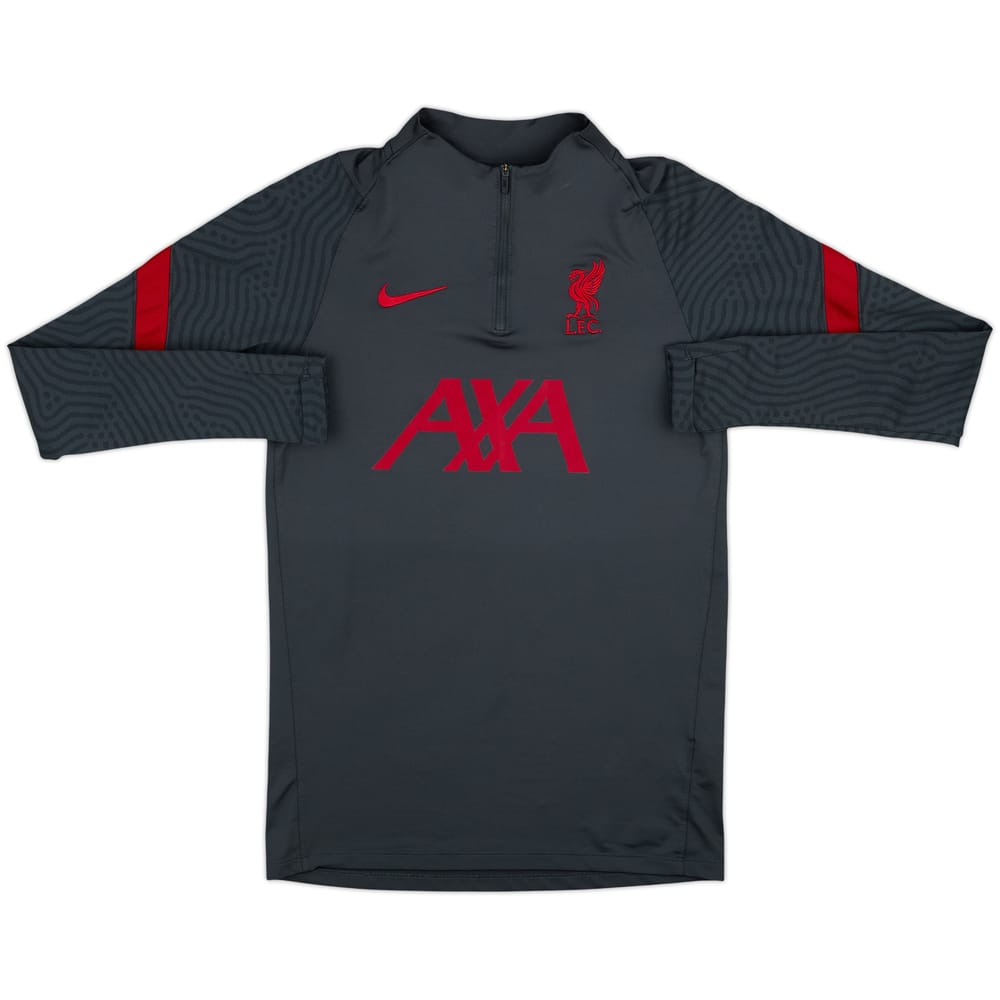 2020-21 Liverpool Nike 1/4 Zip Drill Top - 8/10 - (S)