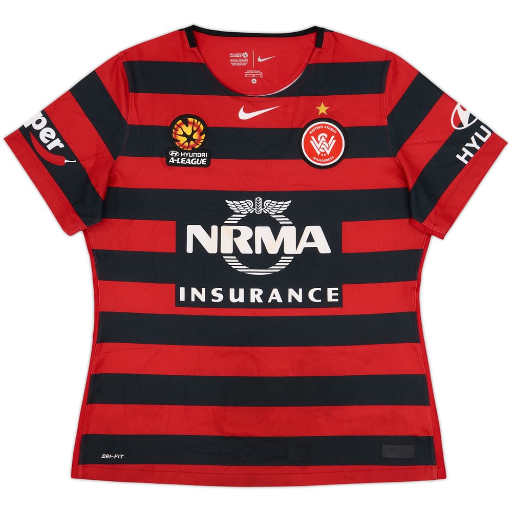 2015-16 Western Sydney Wanderers Home Shirt - 6/10 - (Women's XL)