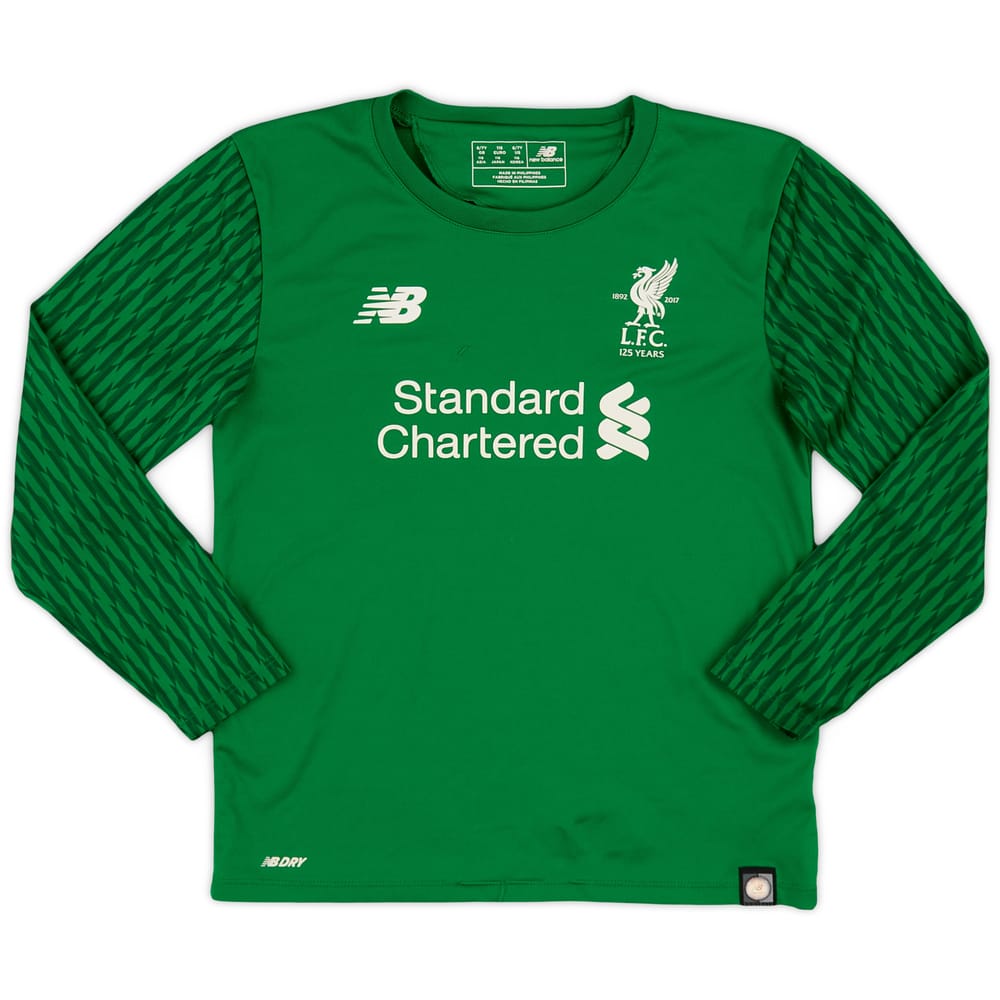2017-18 Liverpool '125 Years' GK Shirt - 6/10 - (6-7 Years)