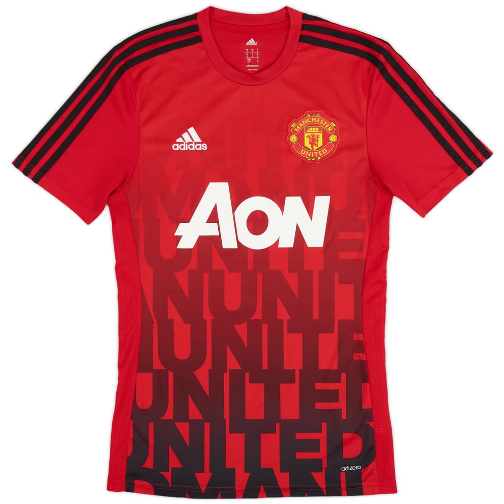 2015-16 Manchester United adidas Training Shirt - 7/10 - (S)