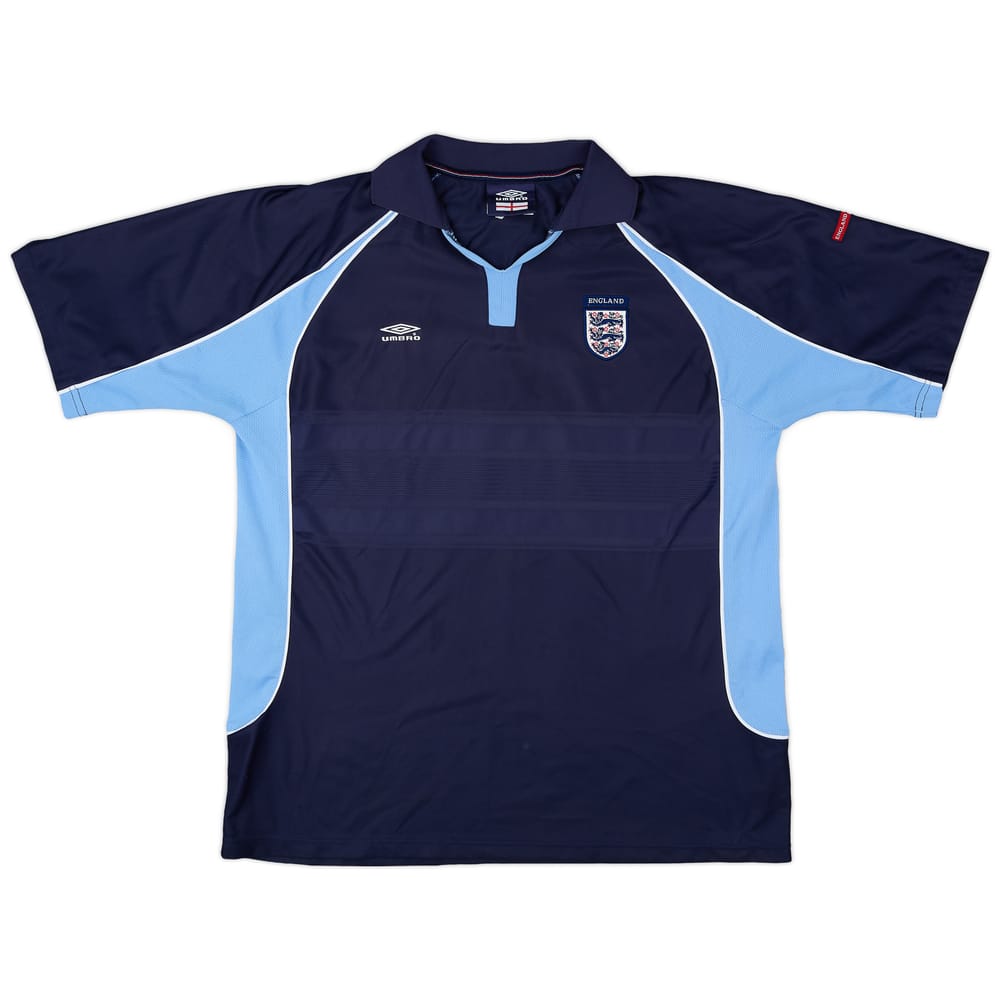 2000-01 England Umbro Polo Shirt - 8/10 - (XXL)